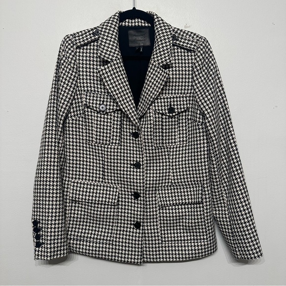 Paige Skyler Houndstooth Jacket Small - Picture 5 of 12
